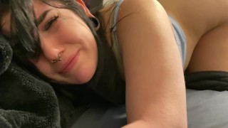 She gets fucked hard in her teen ass (front camera)