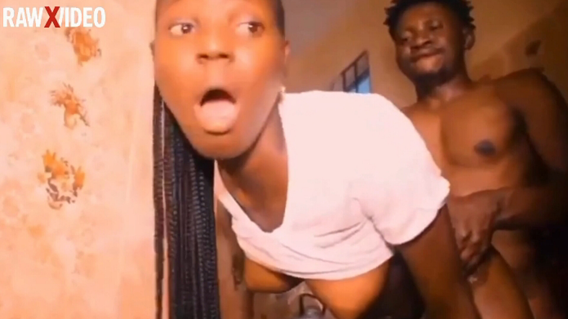 Nasty Rydas Fucked and Creampied in a Small Nigerian Kitchen
